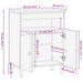 Dulap lateral, 60x33x75 cm, lemn masiv de mango - WALTI WALTI