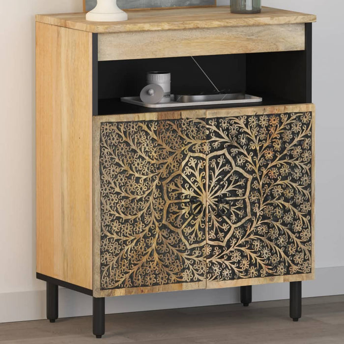 Dulap lateral, 60x33x75 cm, lemn masiv de mango - WALTI WALTI