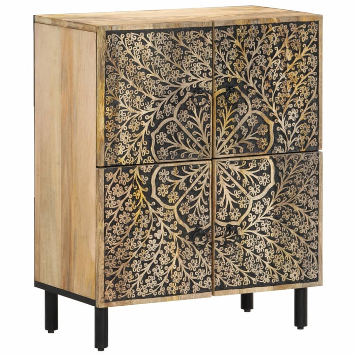 Dulap lateral, 60x33x75 cm, lemn masiv de mango - WALTI WALTI