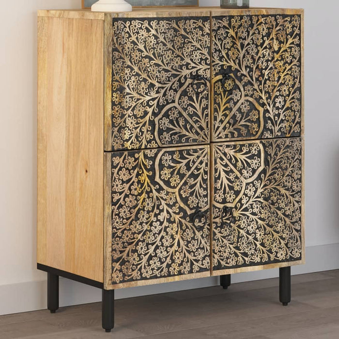 Dulap lateral, 60x33x75 cm, lemn masiv de mango - WALTI WALTI
