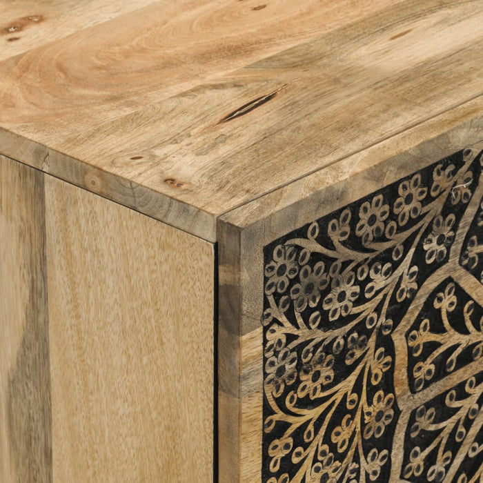 Dulap lateral, 80x33x75 cm, lemn masiv de mango WALTI