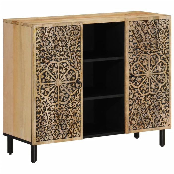 Dulap lateral, 90x33x75 cm, lemn masiv de mango WALTI