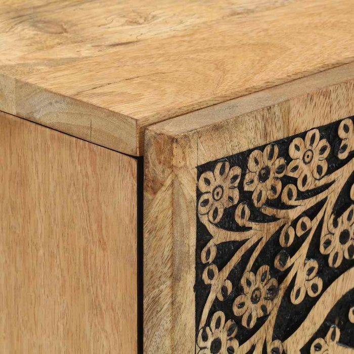 Dulap lateral, 40x33x110 cm, lemn masiv de mango WALTI