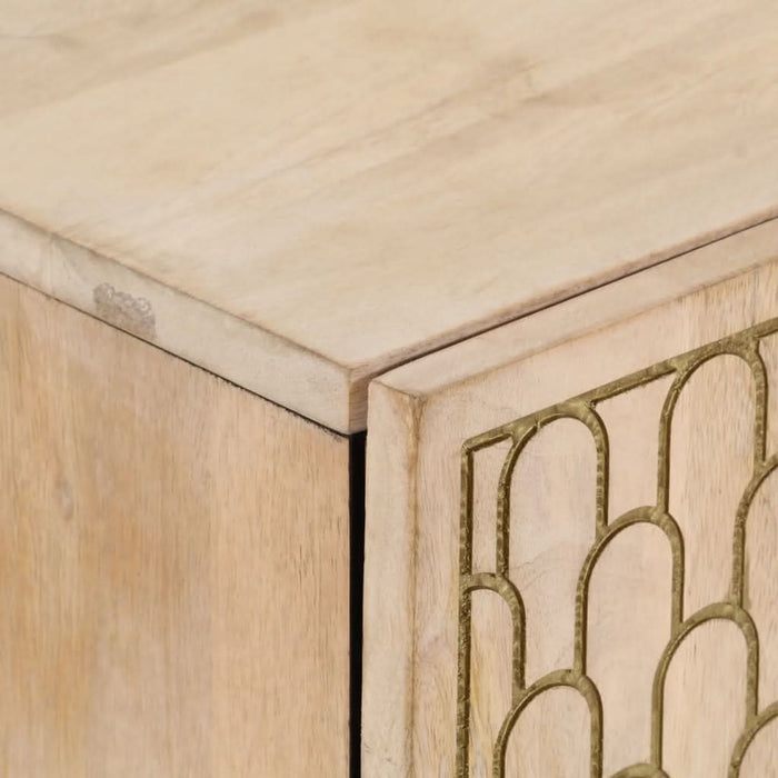 Dulap lateral, 60x33x75 cm, lemn masiv de mango - WALTI WALTI