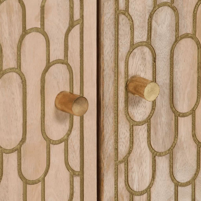 Dulap lateral, 60x33x75 cm, lemn masiv de mango - WALTI WALTI