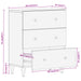 Dulap lateral, 60x33x75 cm, lemn masiv de mango - WALTI WALTI
