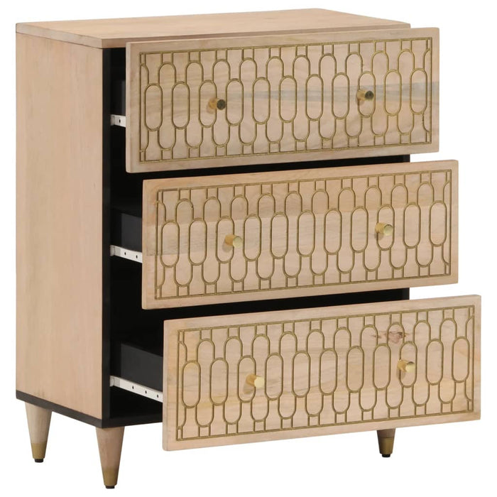 Dulap lateral, 60x33x75 cm, lemn masiv de mango - WALTI WALTI