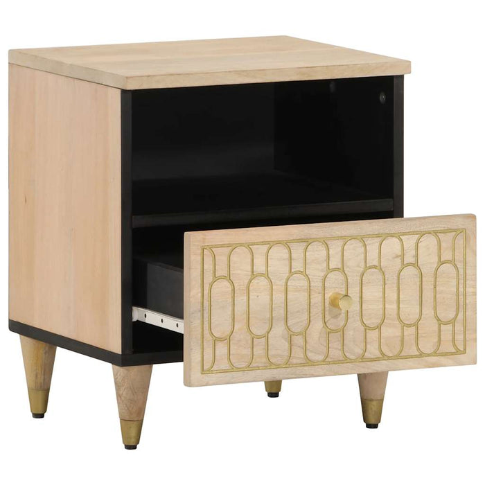 Noptiere, 2 buc., 40x33x46 cm, lemn masiv de acacia WALTI