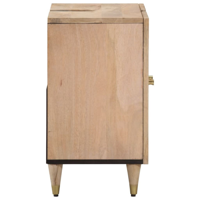 Dulap pentru chiuveta de baie, 62x33x58 cm, lemn masiv de mango - WALTI WALTI