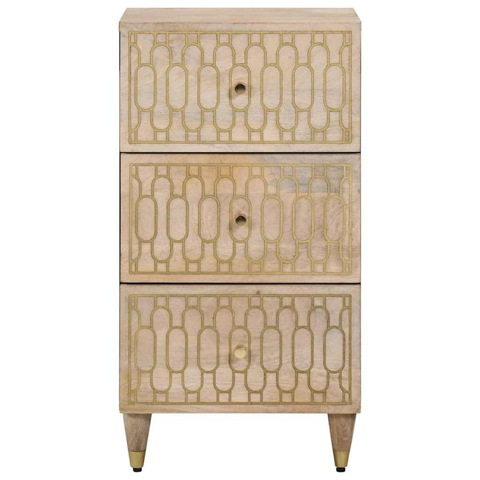 Dulap lateral, 40x33x75 cm, lemn masiv de mango WALTI