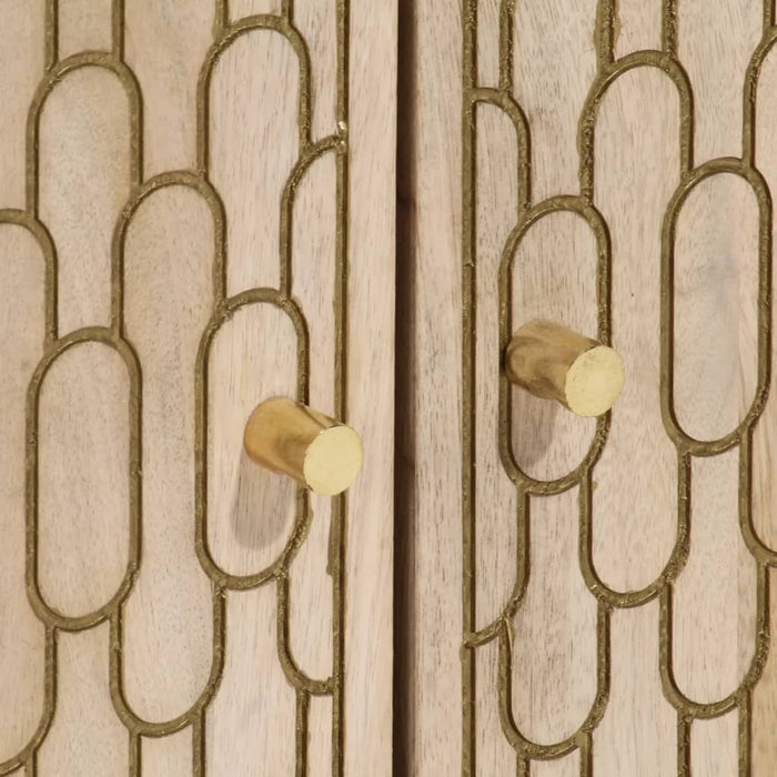 Dulap lateral, 60x33x75 cm, lemn masiv de mango WALTI