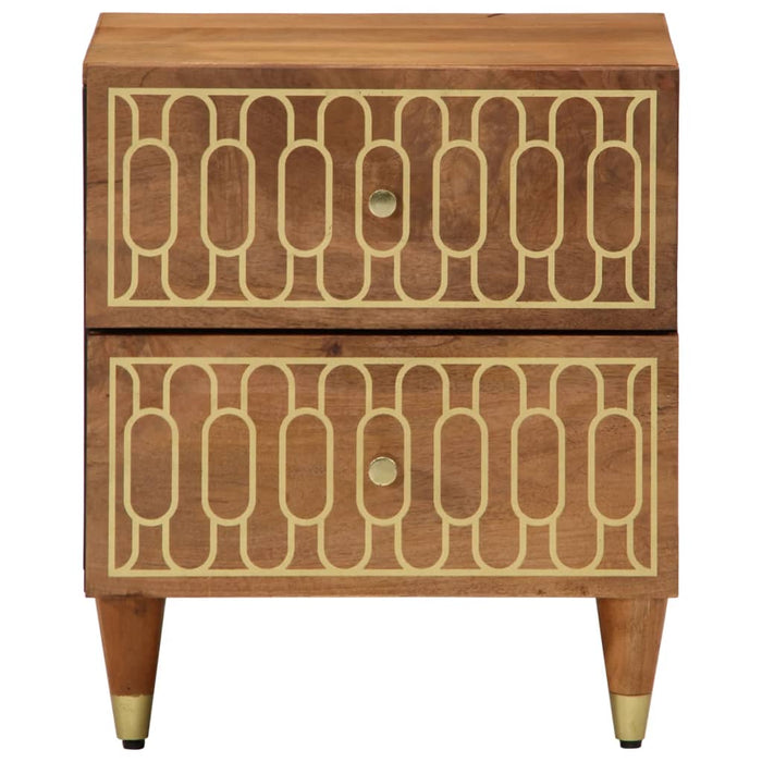 Noptiere, 2 buc., 40x33x46 cm, lemn masiv de acacia - WALTI WALTI