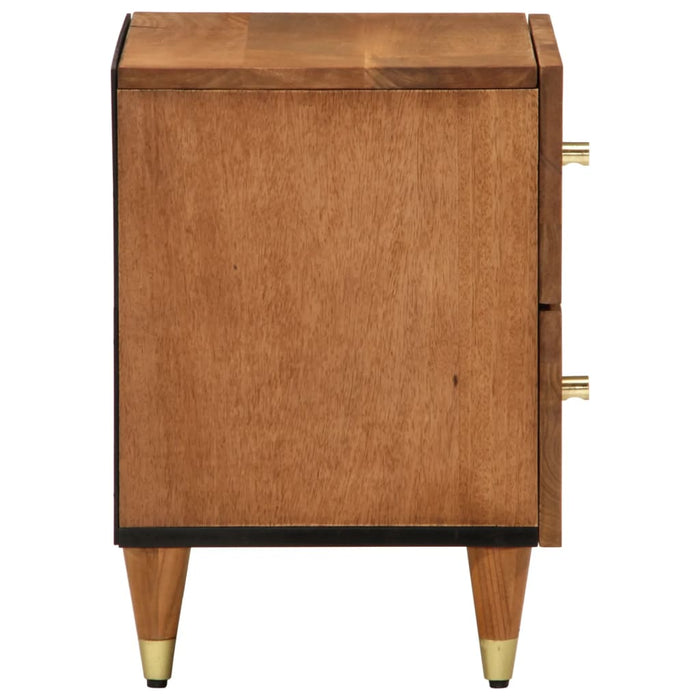 Noptiere, 2 buc., 40x33x46 cm, lemn masiv de acacia - WALTI WALTI