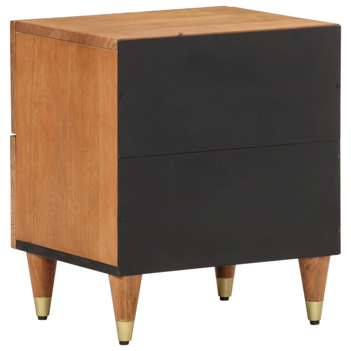 Noptiere, 2 buc., 40x33x46 cm, lemn masiv de acacia - WALTI WALTI