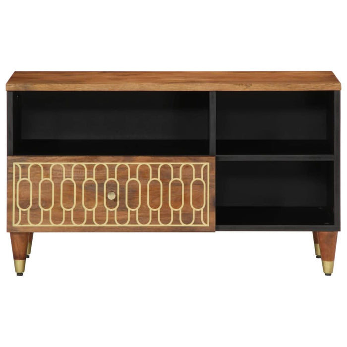 Dulap TV, 80x33x46 cm, lemn masiv de mango - WALTI WALTI