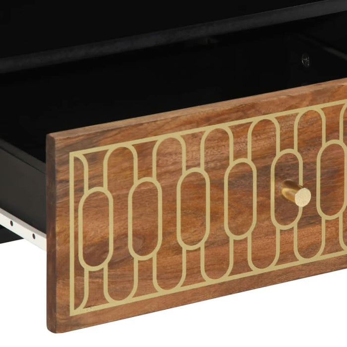 Dulap TV, 80x33x46 cm, lemn masiv de mango - WALTI WALTI