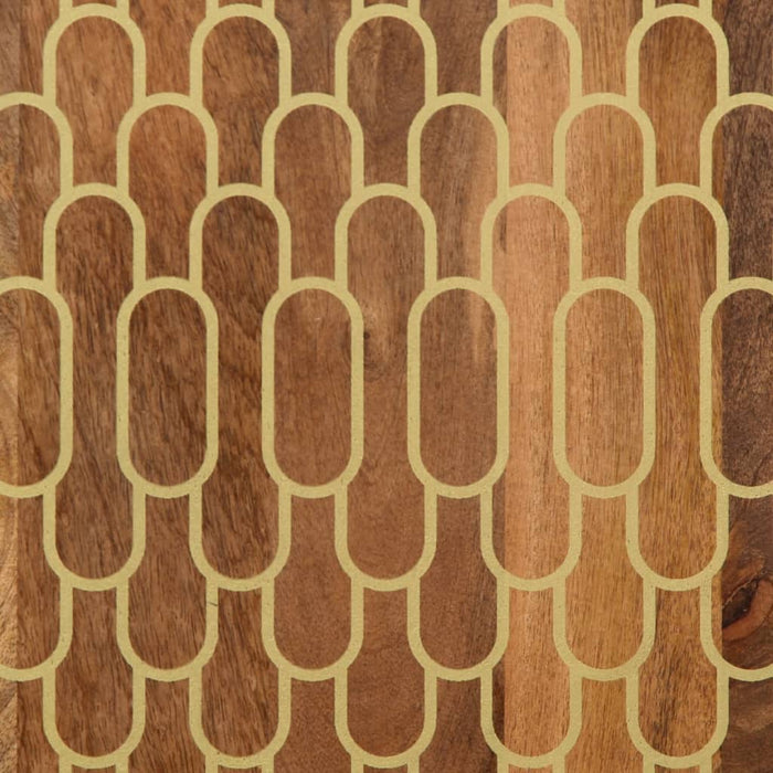 Dulap lateral, 60x33x75 cm, lemn masiv de mango WALTI