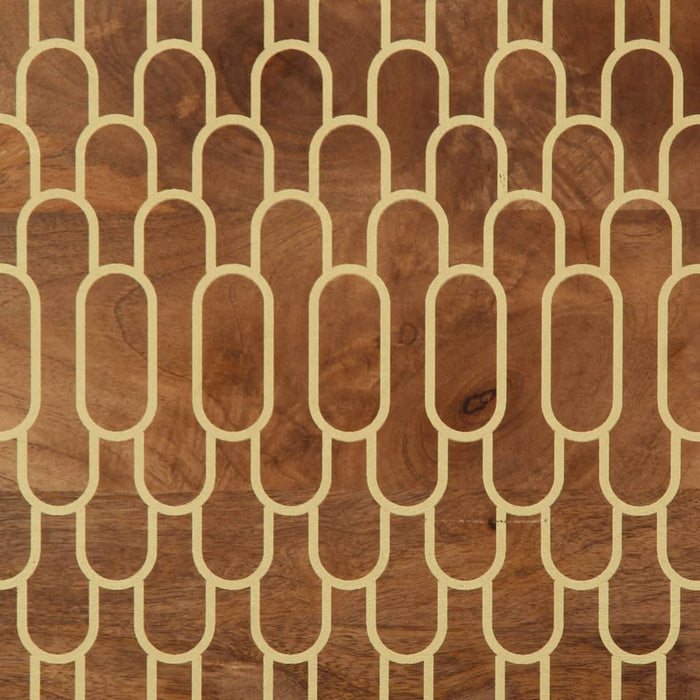 Dulap lateral, 80x33x75 cm, lemn masiv de mango WALTI