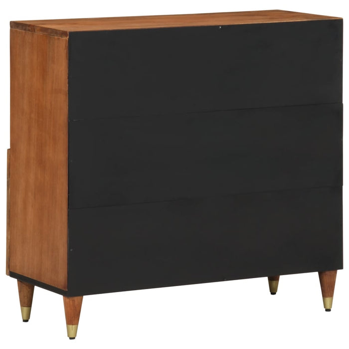 Dulap lateral, 80x33x75 cm, lemn masiv de mango WALTI