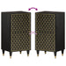 Dulap lateral, 40x33x75 cm, lemn masiv de mango - WALTI WALTI