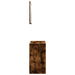 Set mobilier de baie, 2 piese, stejar fumuriu, lemn prelucrat - WALTI WALTI