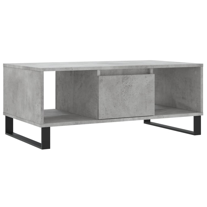 Măsuță de cafea, gri beton, 90x50x36,5 cm, lemn compozit - WALTI WALTI