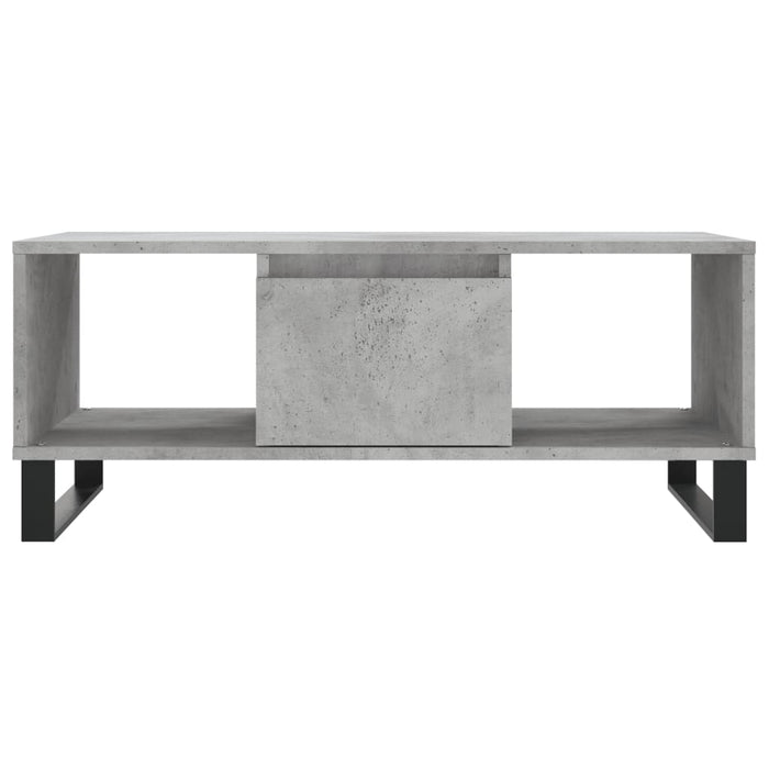 Măsuță de cafea, gri beton, 90x50x36,5 cm, lemn compozit - WALTI WALTI