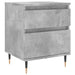 Noptiere, 2 buc., gri beton, 40x35x50 cm, lemn compozit - WALTI WALTI