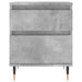 Noptiere, 2 buc., gri beton, 40x35x50 cm, lemn compozit - WALTI WALTI