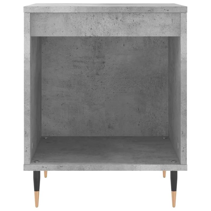 Noptieră, gri beton, 40x35x50 cm, lemn compozit - WALTI WALTI