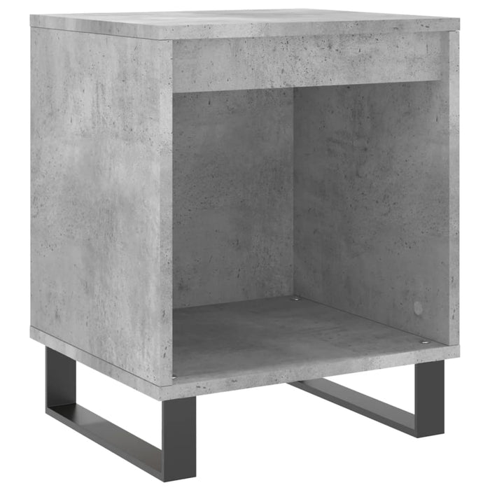 Noptiere, 2 buc., gri beton, 40x35x50 cm, lemn compozit - WALTI WALTI