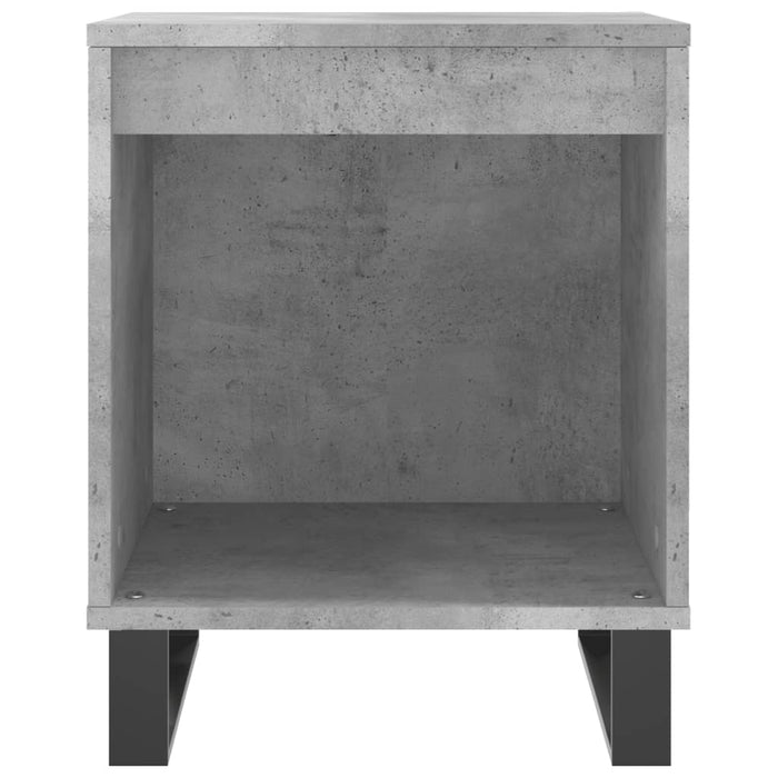 Noptiere, 2 buc., gri beton, 40x35x50 cm, lemn compozit - WALTI WALTI