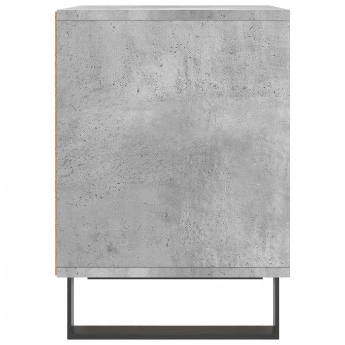 Noptiere, 2 buc., gri beton, 40x35x50 cm, lemn compozit - WALTI WALTI