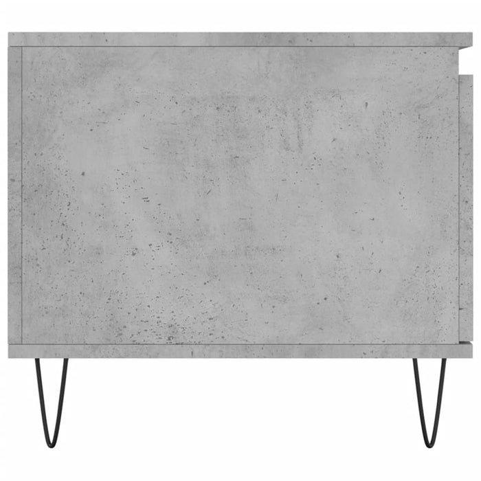 Măsuță de cafea, gri beton, 100x50x45 cm, lemn prelucrat WALTI