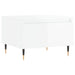 Mese de cafea 2 buc. alb extralucios 50x46x35 cm lemn compozit - WALTI WALTI
