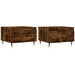 Mese de cafea 2 buc. stejar fumuriu 50x46x35 cm lemn compozit - WALTI WALTI