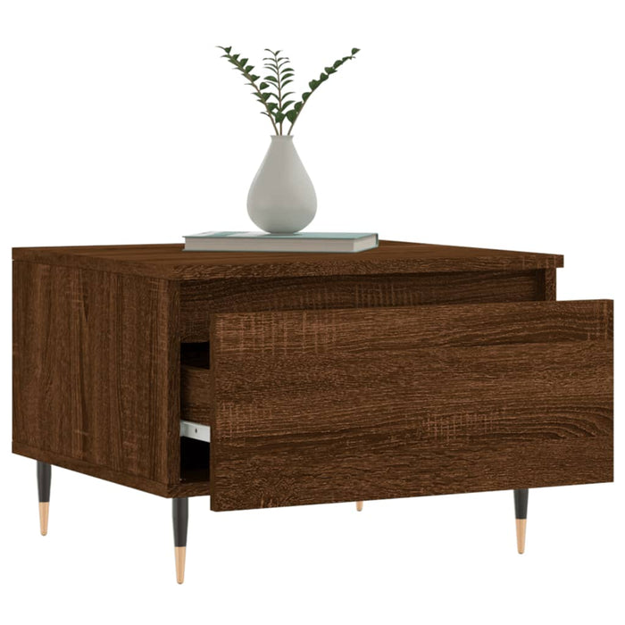 Mese de cafea 2 buc. stejar maro 50x46x35 cm lemn compozit - WALTI WALTI