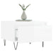 Mese de cafea 2 buc. alb extralucios 50x46x35 cm lemn compozit - WALTI WALTI