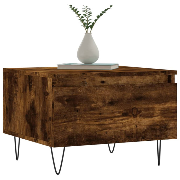 Mese de cafea 2 buc. stejar fumuriu 50x46x35 cm lemn compozit - WALTI WALTI