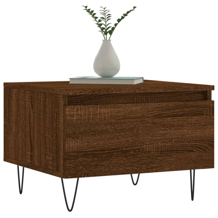 Mese de cafea 2 buc. stejar maro 50x46x35 cm lemn compozit - WALTI WALTI