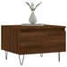 Mese de cafea 2 buc. stejar maro 50x46x35 cm lemn compozit - WALTI WALTI