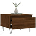 Mese de cafea 2 buc. stejar maro 50x46x35 cm lemn compozit - WALTI WALTI