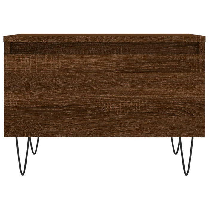 Mese de cafea 2 buc. stejar maro 50x46x35 cm lemn compozit - WALTI WALTI