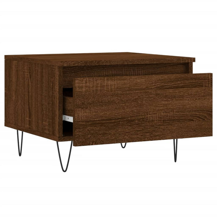 Mese de cafea 2 buc. stejar maro 50x46x35 cm lemn compozit - WALTI WALTI