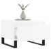Mese de cafea 2 buc. alb extralucios 50x46x35 cm lemn compozit - WALTI WALTI
