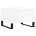 Mese de cafea 2 buc. alb extralucios 50x46x35 cm lemn compozit - WALTI WALTI