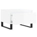 Mese de cafea 2 buc. alb extralucios 50x46x35 cm lemn compozit - WALTI WALTI
