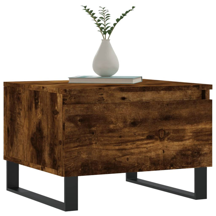 Mese de cafea 2 buc. stejar fumuriu 50x46x35 cm lemn compozit - WALTI WALTI
