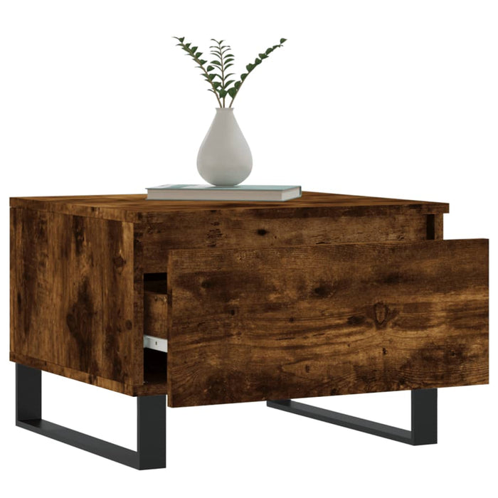 Mese de cafea 2 buc. stejar fumuriu 50x46x35 cm lemn compozit - WALTI WALTI