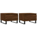 Mese de cafea 2 buc. stejar maro 50x46x35 cm lemn compozit - WALTI WALTI